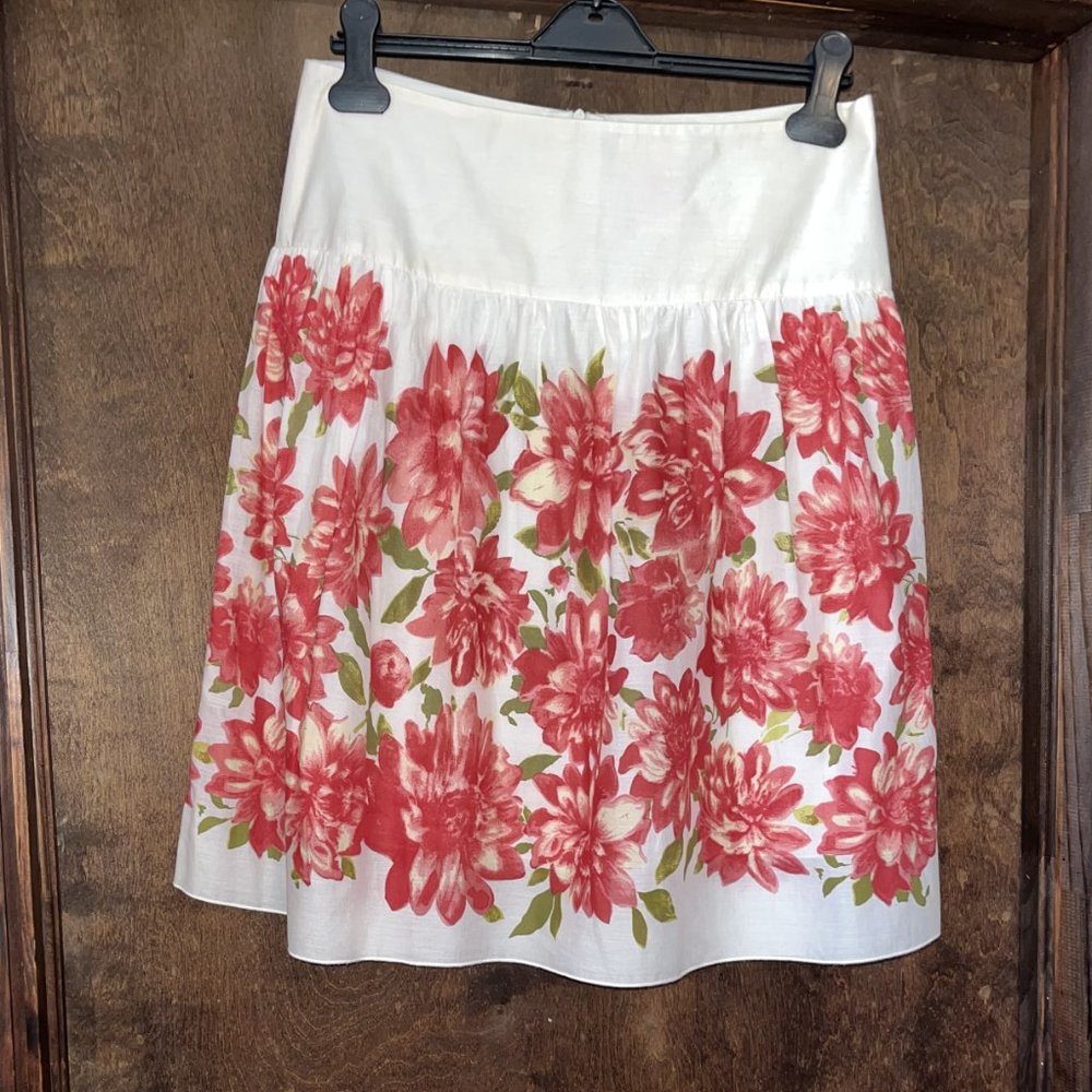 SPEECHLESS DROP WAIST FLORAL SKIRT